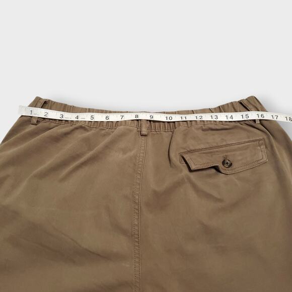 Bear Bottom Mens Stretch Cotton Shorts Brown Sz XL 7" Preppy Casual Minimalist - Picture 7 of 10